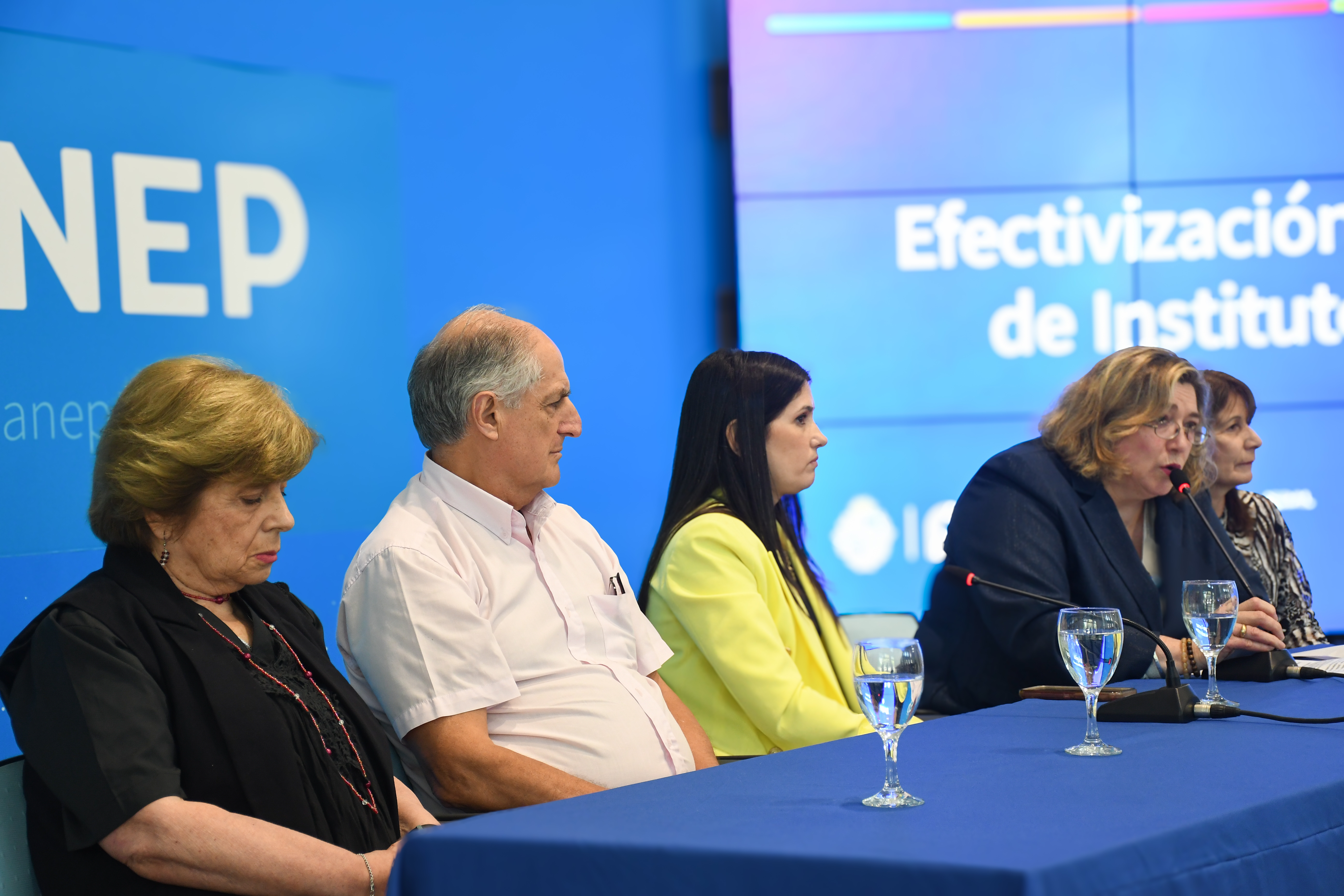 Ceremonia de efectivización a inspectores de la Dirección General de Educación Secundaria