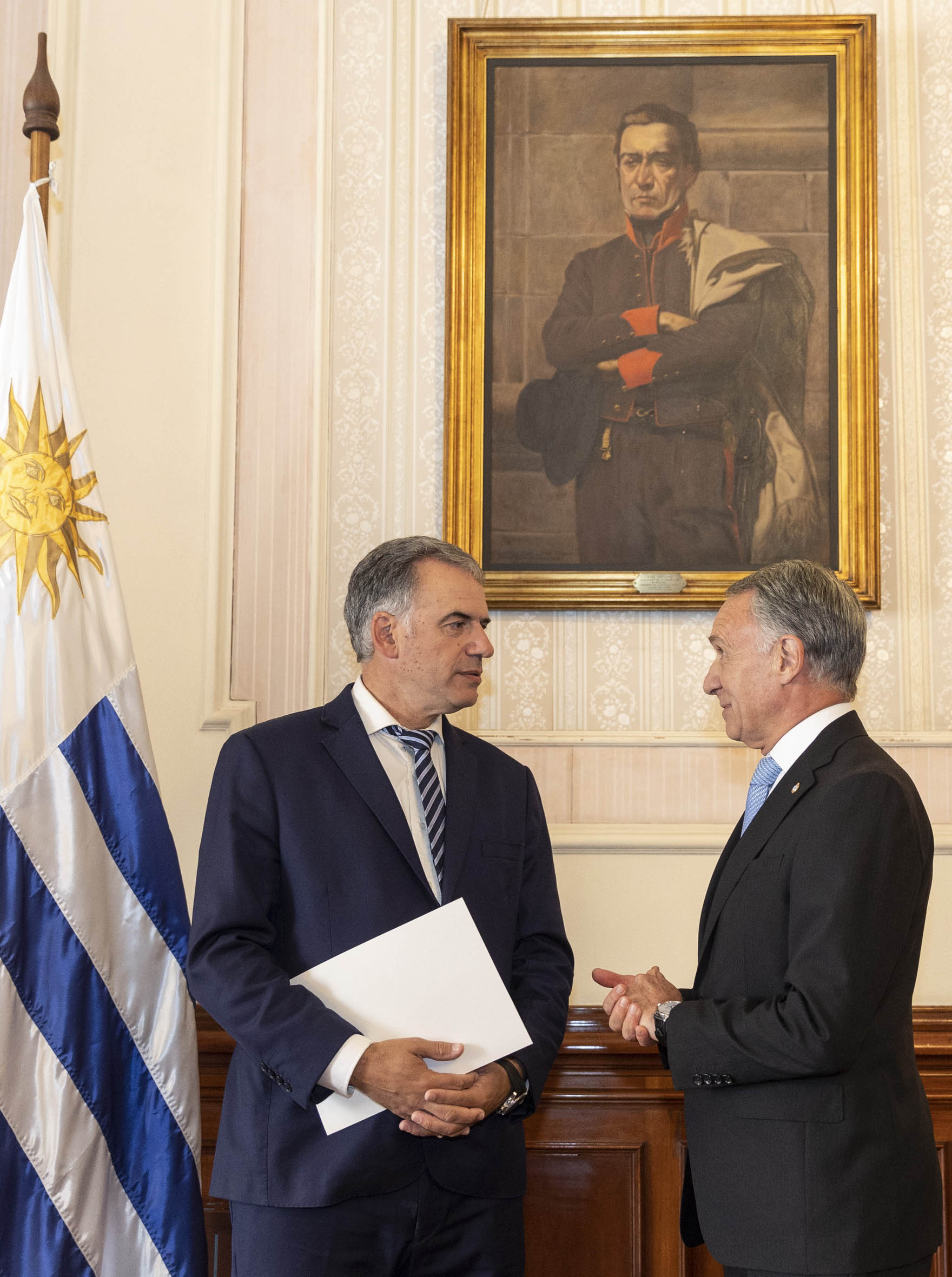Orsi recibió cartas credenciales del embajador de la República Argentina