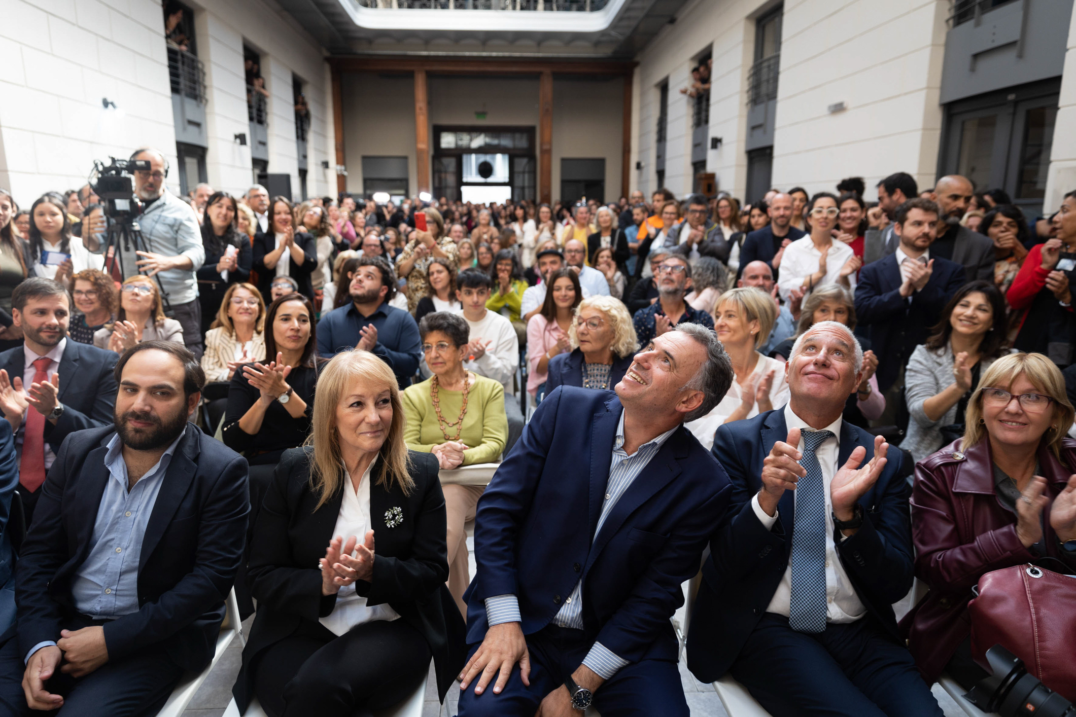Presidente Yamandú Orsi en asunción de autoridades de INAU