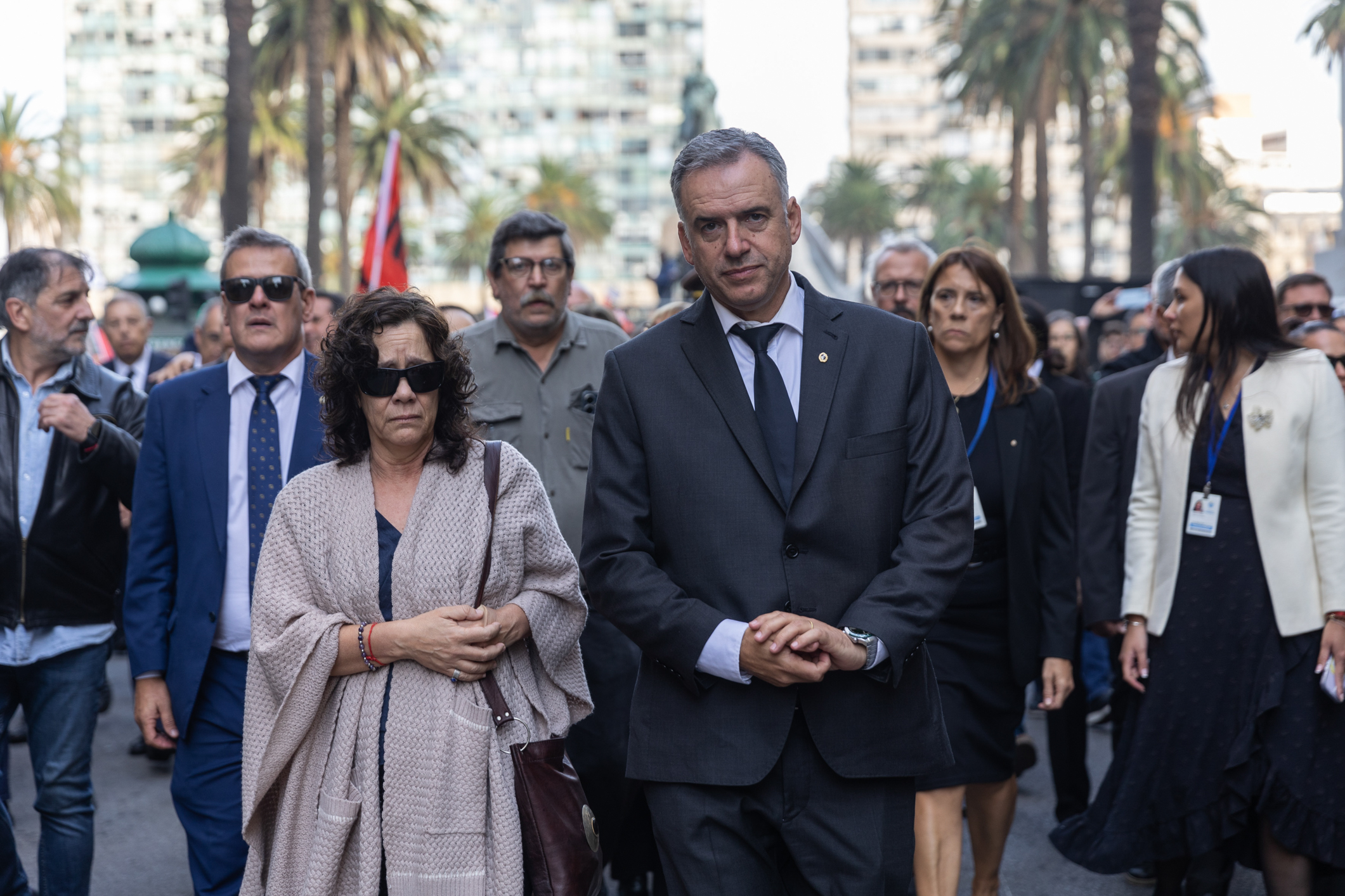 Presidente Orsi acompañó cortejo de José Mujica