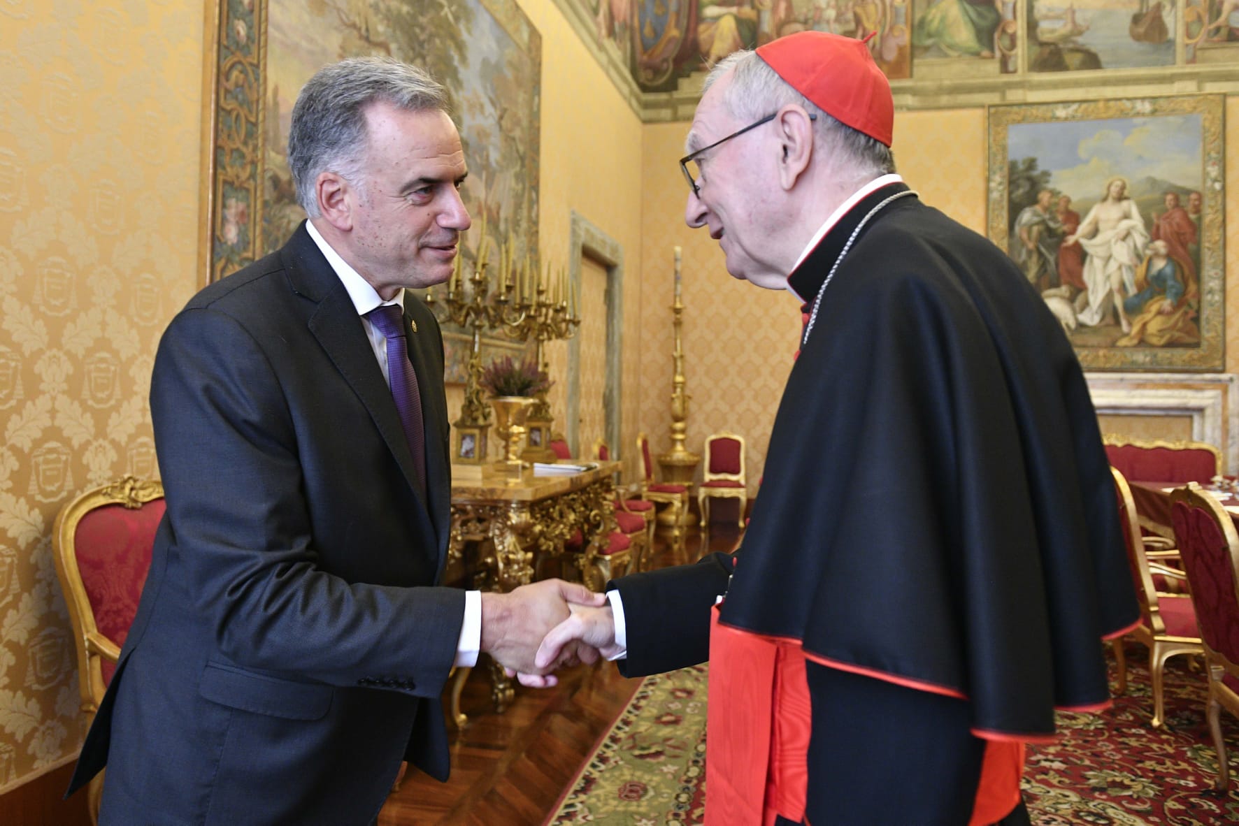 Presidente Yamandú Orsi y el papa León XIV | Presidencia