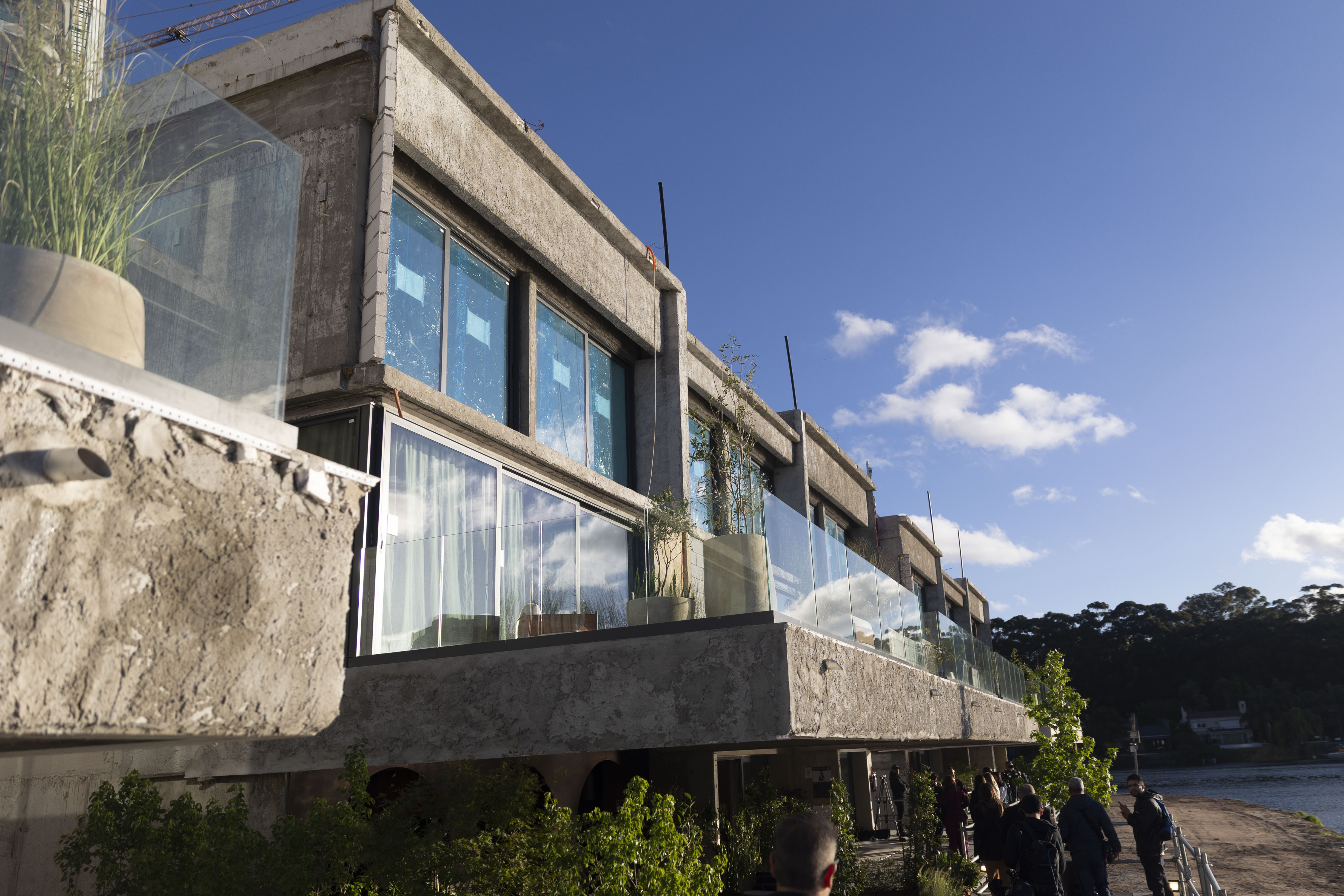 Fachada del nuevo centro de la fundación inaugurado en la jornada.