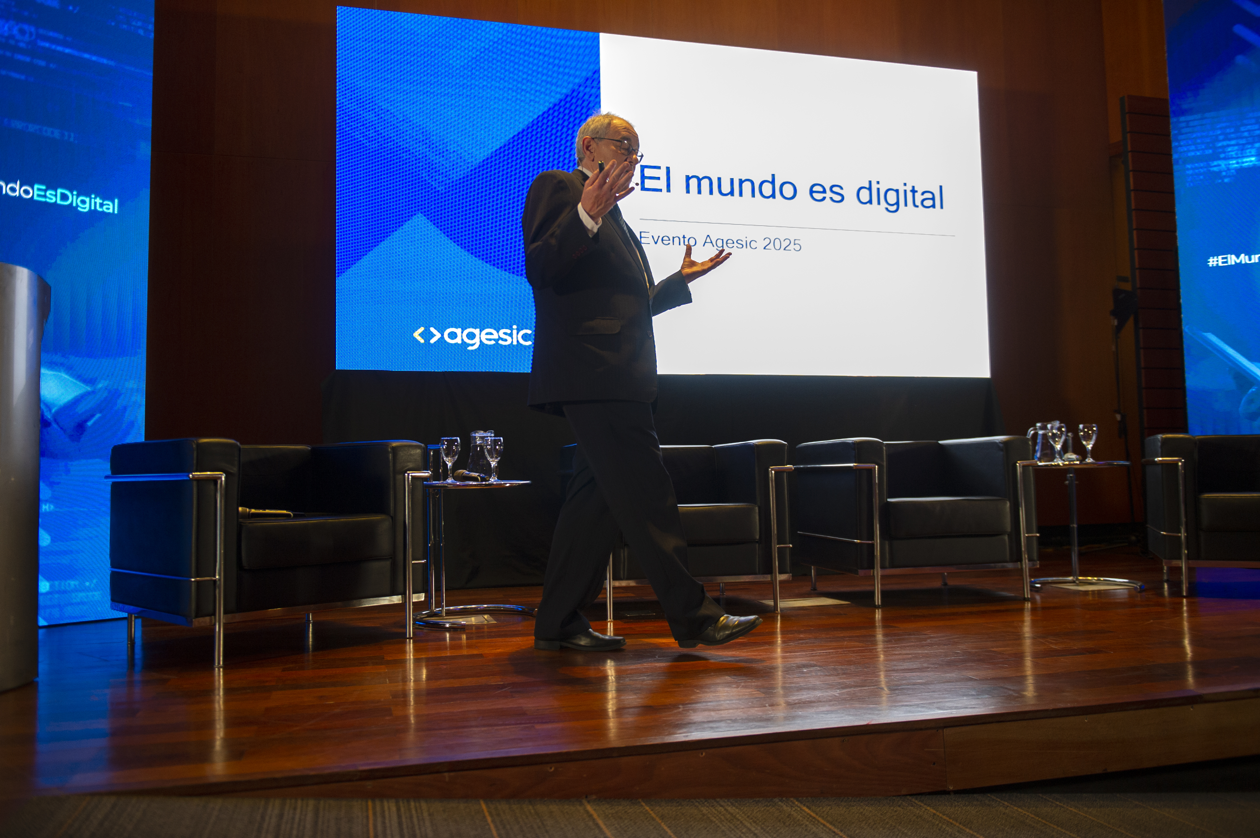 Plano general del director de Agesic, en su disertación.