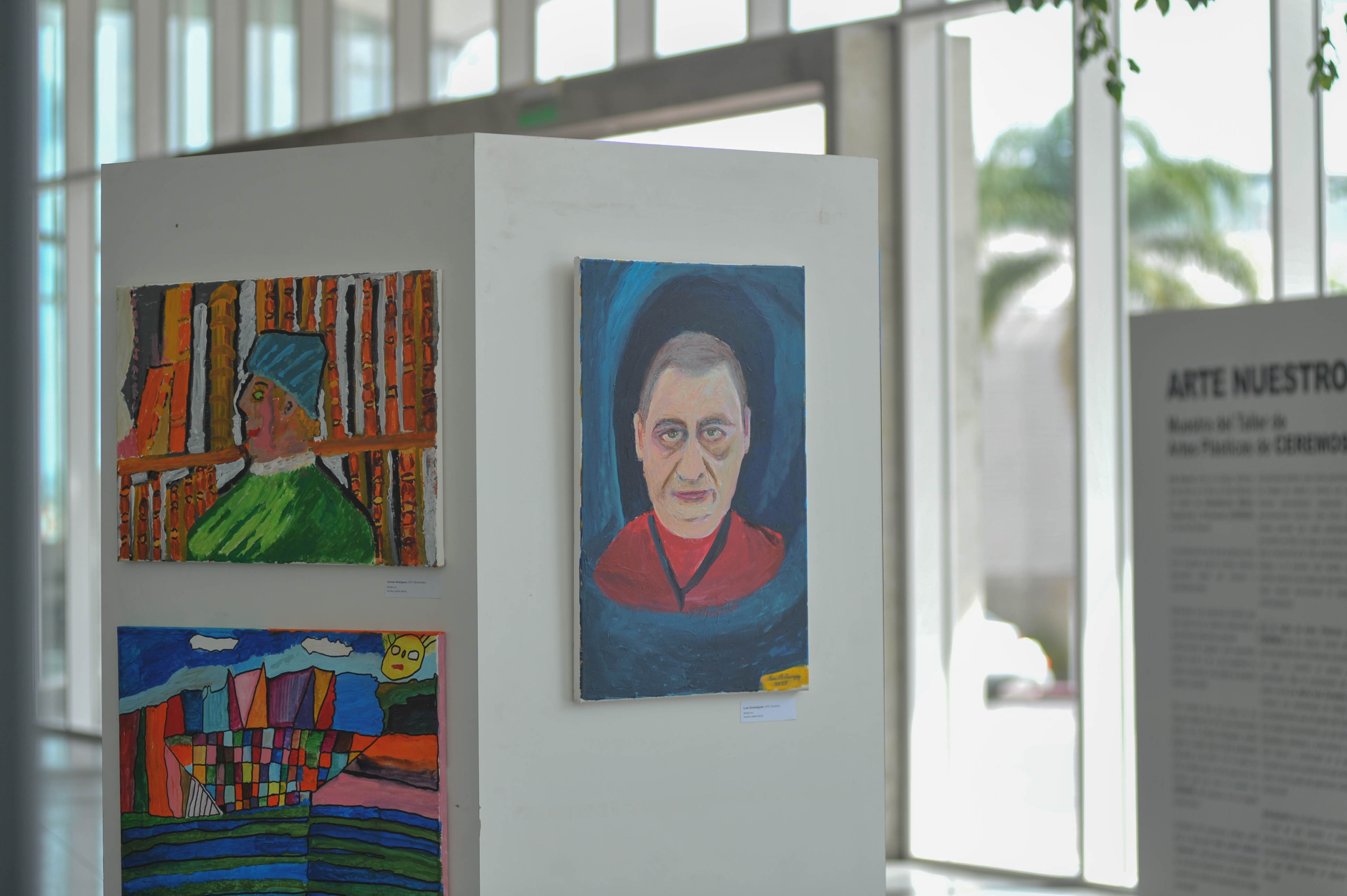 Muestra Arte Nuestro del taller de artes plásticas de Ceremos