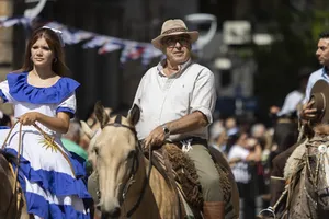 Orsi estuvo presente en la 39.° edición de la Fiesta de la Patria Gaucha en Tacuarembó