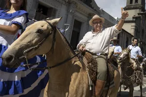 Orsi estuvo presente en la 39.° edición de la Fiesta de la Patria Gaucha en Tacuarembó