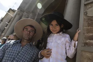 Orsi estuvo presente en la 39.° edición de la Fiesta de la Patria Gaucha en Tacuarembó