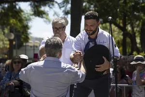 Orsi estuvo presente en la 39.° edición de la Fiesta de la Patria Gaucha en Tacuarembó