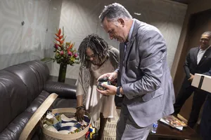 Llegada de Orsi a Colombia y reunión con la vicepresidenta Francia Márquez