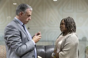 Llegada de Orsi a Colombia y reunión con la vicepresidenta Francia Márquez