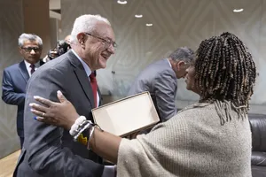 Llegada de Orsi a Colombia y reunión con la vicepresidenta Francia Márquez