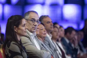 Orsi en inauguración de obras de empresa logística