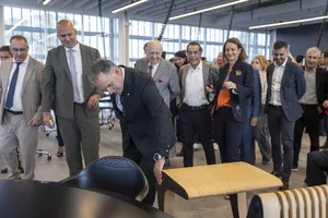 Orsi asistió a la inauguración del centro educativo de Tumo