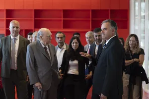 Orsi asistió a la inauguración del centro educativo de Tumo