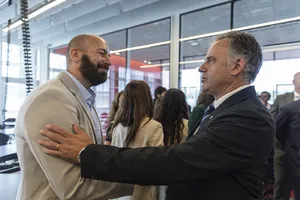 Orsi asistió a la inauguración del centro educativo de Tumo
