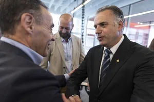 Orsi asistió a la inauguración del centro educativo de Tumo