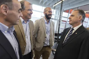 Orsi asistió a la inauguración del centro educativo de Tumo