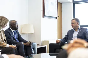 Presidente Orsi recibió al director general de la OIT, Gilbert F. Houngbo