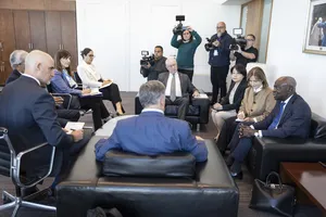 Presidente Orsi recibió al director general de la OIT, Gilbert F. Houngbo
