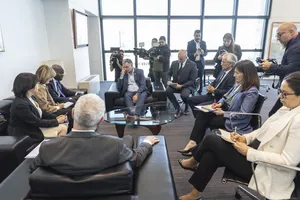 Presidente Orsi recibió al director general de la OIT, Gilbert F. Houngbo