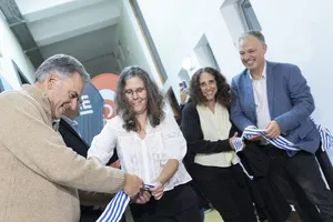 Presidente Orsi en actividad de Ceibal y MEC