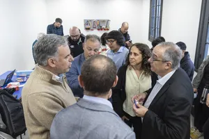 Presidente Orsi en actividad de Ceibal y MEC