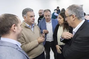 Presidente Orsi en actividad de Ceibal y MEC