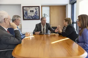 Presidente Orsi recibe a Michelle Bachelet