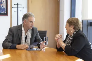 Presidente Orsi recibe a Michelle Bachelet