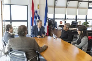 Créditos: Camilo Dos Santos (fotografía) / Presidencia de la República (fuente institucional) Reunión del presidente Orsi con SND y Asociación de Polo
