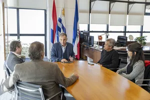 Créditos: Camilo Dos Santos (fotografía) / Presidencia de la República (fuente institucional) Reunión del presidente Orsi con SND y Asociación de Polo