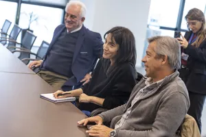 Orsi recibió a representantes de la AUF y de la Secretaría Nacional del Deporte