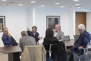 Orsi recibió a representantes de la AUF y de la Secretaría Nacional del Deporte