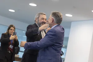 Orsi recibió a representantes de la AUF y de la Secretaría Nacional del Deporte