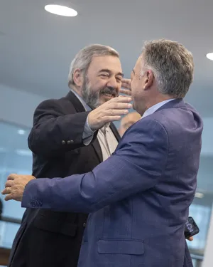 Orsi recibió a representantes de la AUF y de la Secretaría Nacional del Deporte