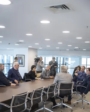 Orsi recibió a representantes de la AUF y de la Secretaría Nacional del Deporte