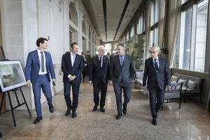Orsi participó de la clausura del foro Uruguay-Unión Europea a cargo de Enrique Iglesias