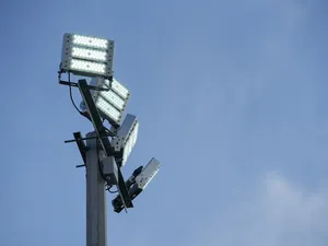 Inauguración de la iluminación de la primera cancha de baby fútbol