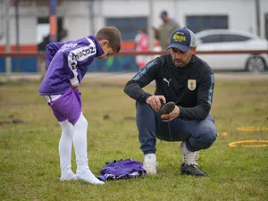 Inauguración de la iluminación de la primera cancha de baby fútbol