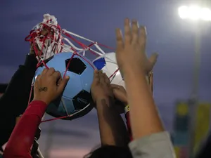 Inauguración de la iluminación de la primera cancha de baby fútbol