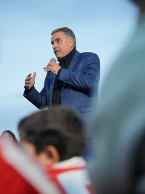 Inauguración de la iluminación de la primera cancha de baby fútbol