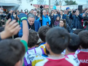 Inauguración de la iluminación de la primera cancha de baby fútbol