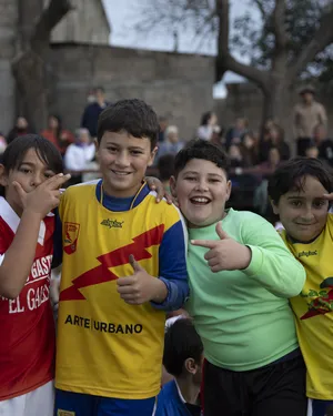 Inauguración de la iluminación de la primera cancha de baby fútbol