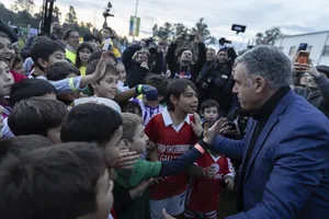 Inauguración de la iluminación de la primera cancha de baby fútbol
