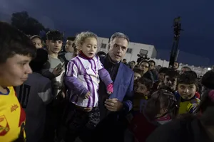 Inauguración de la iluminación de la primera cancha de baby fútbol