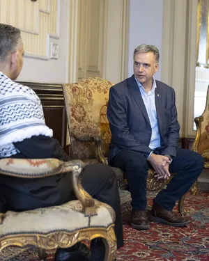 Presidente Orsi recibió cartas credenciales de embajadores de Portugal, Palestina y Chile