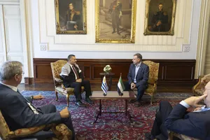 Presidente Orsi recibió cartas credenciales de embajadores de Portugal, Palestina y Chile