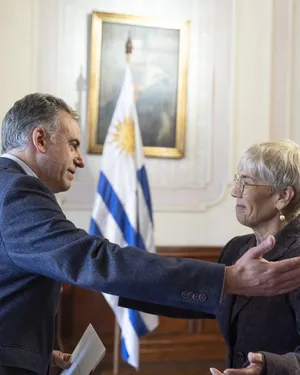 Presidente Orsi recibió cartas credenciales de embajadores de Portugal, Palestina y Chile