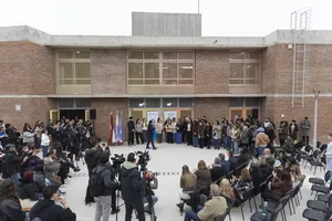 Orsi asistió a la inauguración de edificio de Escuela Técnica de UTU El Pinar