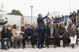 Orsi asistió a la inauguración de edificio de Escuela Técnica de UTU El Pinar